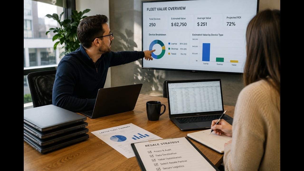 How to Sell a Corporate Laptop Fleet