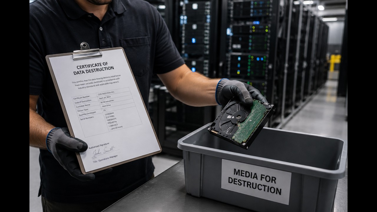 What Is a Certificate of Data Destruction?