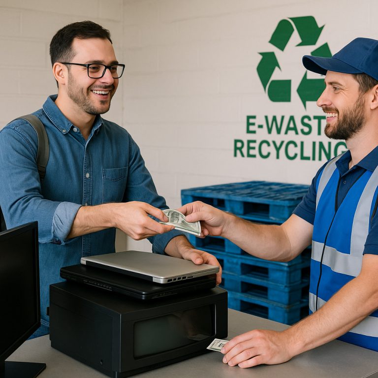 get money for recycling old electronics