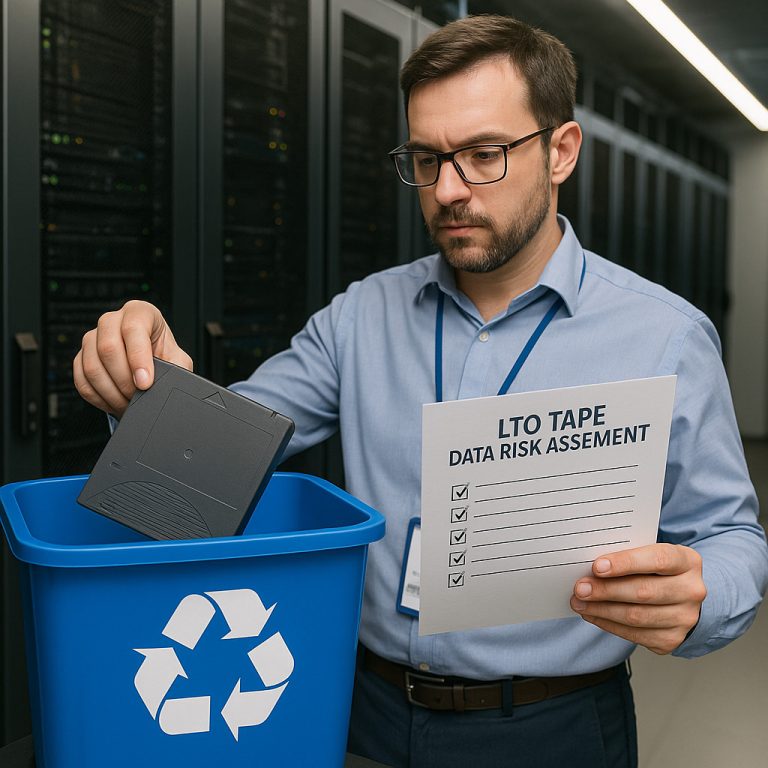 recycling tape data risk assessment