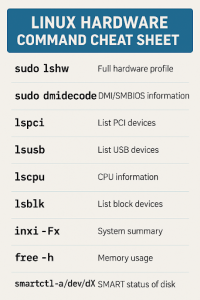 linux cheat sheet