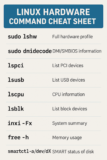 Title Tag: Check Server Hardware in Linux