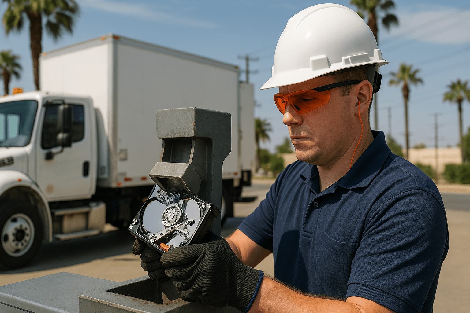 On-Site Hard Drive Destruction in California | Secure Certified Data ...