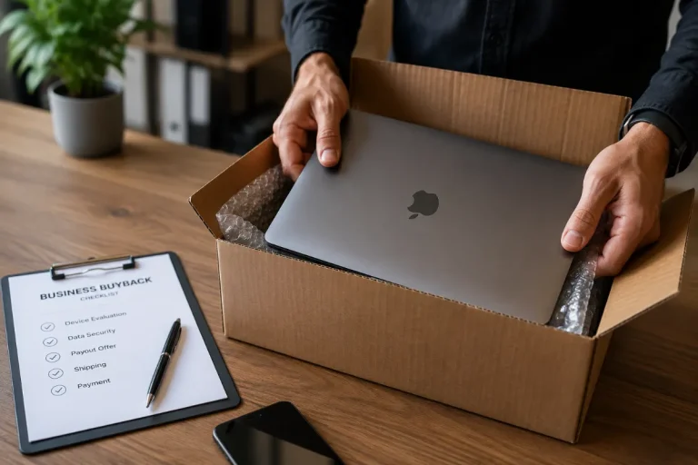 Laptop Buyback Checklist and Packing