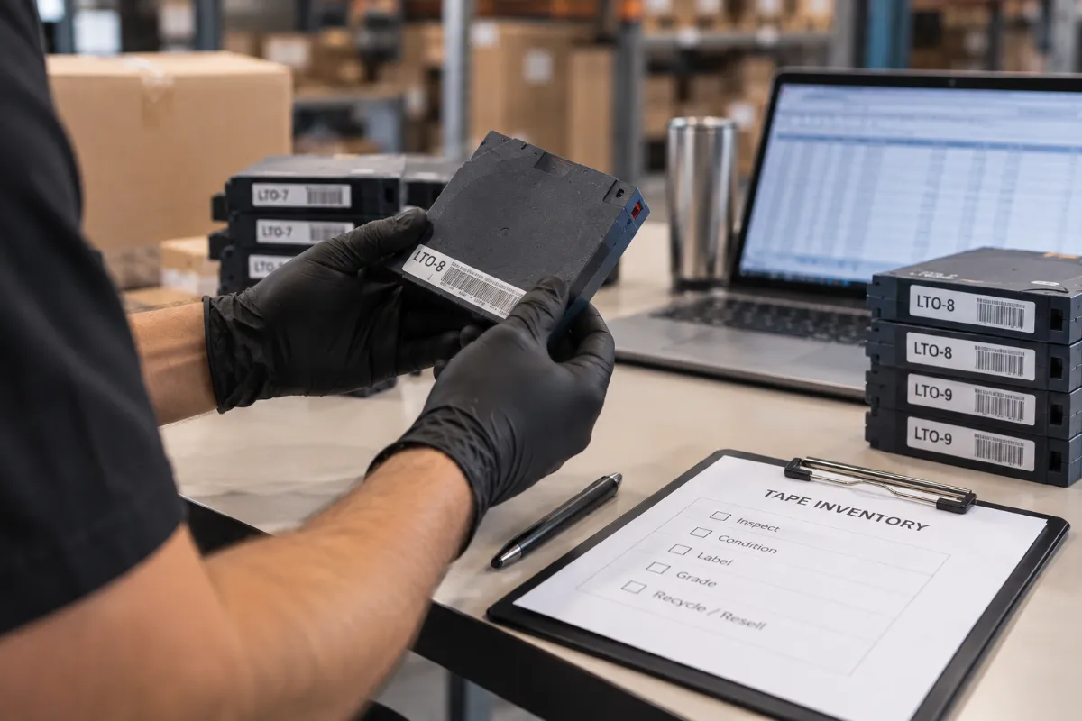 LTO Tape Inventory Inspection
