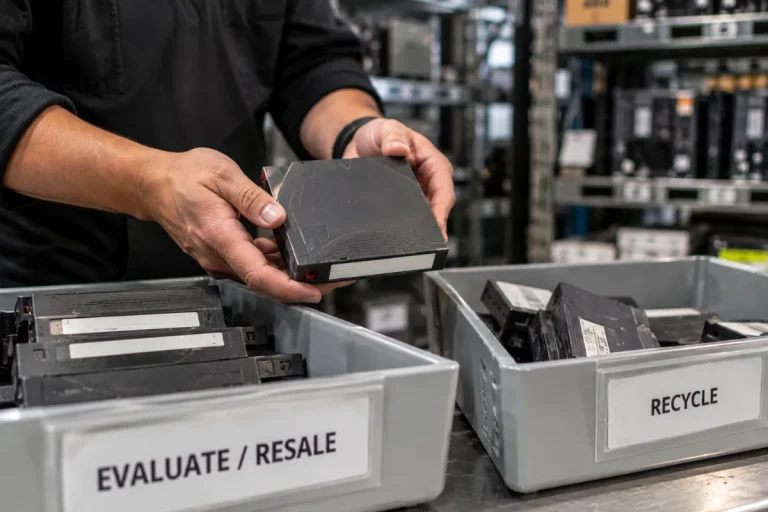 Tape Cartridge Sorting Station